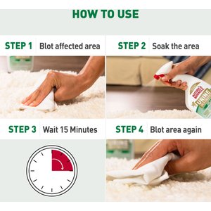 Nature's Miracle Enzymatic Formula Urine Destroyer Plus Dog Stain & Odor Remover, 1-gal bottle