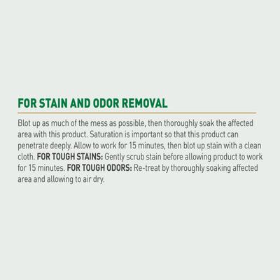 Show full view: Nature's Miracle Enzymatic Formula Urine Destroyer Plus Dog Stain & Odor Remover, 1-gal bottle slide 9 of 10