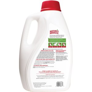 Nature's Miracle Enzymatic Formula Urine Destroyer Plus Dog Stain & Odor Remover, 1-gal bottle