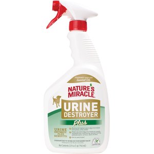 Nature's Miracle Enzymatic Formula Urine Destroyer Plus Dog Stain & Odor Remover, 32-fl oz spray bottle