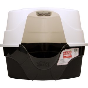 Nature's Miracle Hooded Corner Multi-Cat Litter Box with Charcoal Filter, X-Large