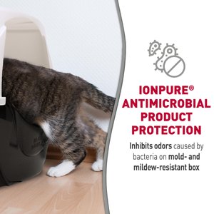 Nature's Miracle Hooded Corner Multi-Cat Litter Box with Charcoal Filter, X-Large