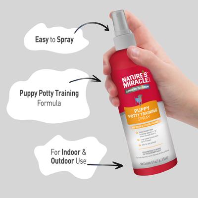 Show full view: Nature's Miracle House-Breaking Potty Training Spray, 16-oz bottle slide 4 of 12