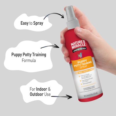 Show full view: Nature's Miracle House-Breaking Potty Training Spray, 8-oz bottle slide 4 of 12