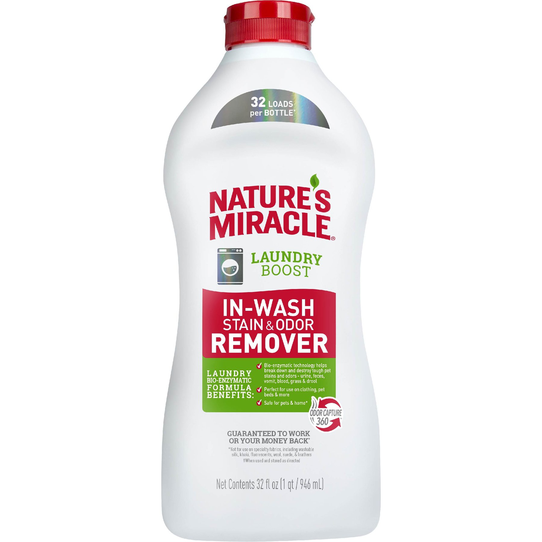 Nature's Miracle Laundry Boost In-Wash Stain & Odor Remover (32-oz) Nature's Miracle Laundry Boost In-Wash Stain & Odor Remover (32-oz)