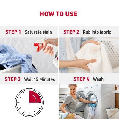 Show full view: Nature's Miracle Laundry Boost Spot Treatment Stain & Odor Remover, 32-fl oz bottle slide 4 of 9