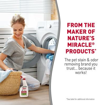 Show full view: Nature's Miracle Laundry Boost Spot Treatment Stain & Odor Remover, 32-fl oz bottle slide 8 of 9