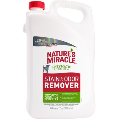 Nature's Miracle Nature's Miracle Odor Control Formula Dog Stain & Odor Remover, 1.3-gal bottle