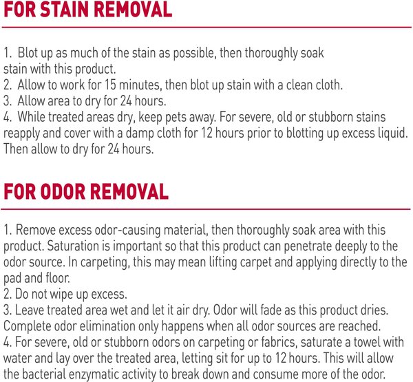 Show full view: Nature's Miracle Odor Control Formula Dog Stain & Odor Remover, 1.3-gal bottle slide 5 of 10
