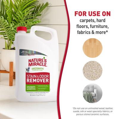 Show full view: Nature's Miracle Odor Control Formula Dog Stain & Odor Remover, 1.3-gal bottle slide 6 of 10