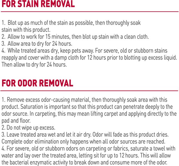 Show full view: Nature's Miracle Odor Control Formula Dog Stain & Odor Remover, 32-fl oz bottle slide 7 of 11