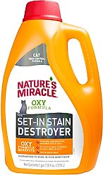 Nature's Miracle Oxy Formula Set-In Cat Stain Destroyer 1-gal bottle, Orange Scent