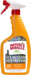 Nature's Miracle Oxy Formula Set-In Cat Stain Destroyer 24-fl oz bottle, Orange Scent