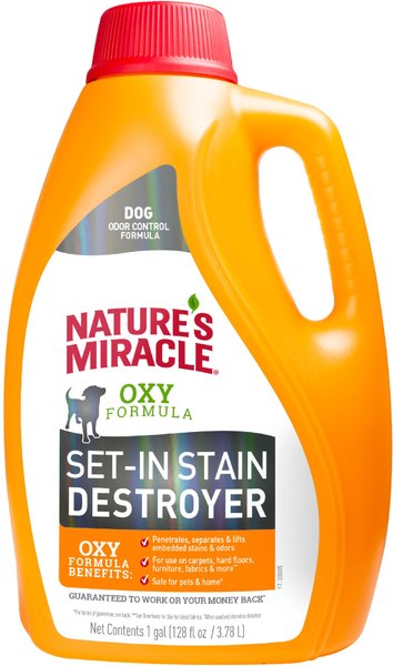 Show full view: Nature's Miracle Oxy Formula Set-In Dog Stain Destroyer, 1-gal bottle slide 1 of 12