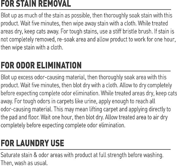 Show full view: Nature's Miracle Oxy Formula Set-In Dog Stain Destroyer, 1-gal bottle slide 3 of 12