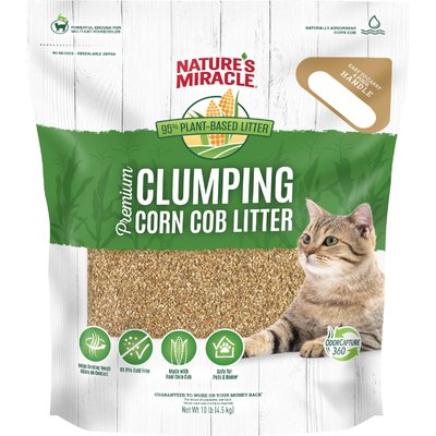 Nature's Miracle Nature's Miracle Premium Scented Clumping Corn Cat Litter, 10-lb bag