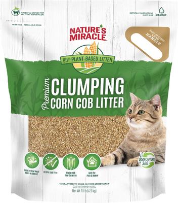 Show full view: Nature's Miracle Premium Scented Clumping Corn Cat Litter, 10-lb bag slide 1 of 13