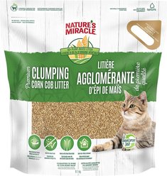 Nature's Miracle Premium Scented Clumping Corn Cat Litter, 18-lb bag