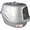 Show in main carousel: Nature's Miracle Silver Oval Hooded Litter Box slide 1 of 8