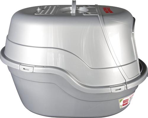 Show full view: Nature's Miracle Silver Oval Hooded Litter Box slide 5 of 8