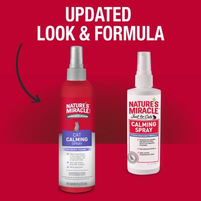 Show full view: Nature's Miracle Stress-Reducing Formula Cat Calming Spray, 8-fl oz bottle slide 7 of 13
