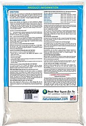 Nature's Ocean Bio-Activ Live Aragonite Saltwater Aquarium Sand, Natural White #1, 20-lb bag slide 2 of 3