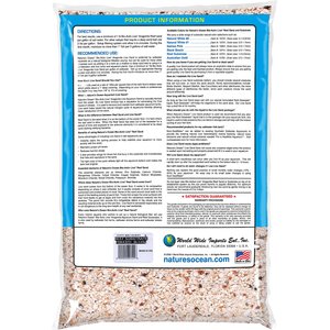 Nature's Ocean Bio-Activ Live Aragonite Saltwater Aquarium Sand, Reef Substrate, 8-lb bag