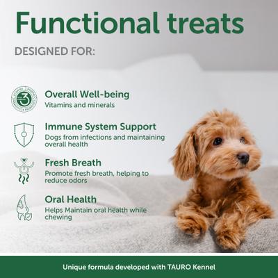 Show full view: Nature's Protection Superior Care Medium Grain-Free Insects Puppy Dental Dog Treats, 5.29-oz bag slide 3 of 9