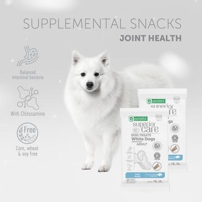 Show full view: Nature's Protection Superior Care Grain-Free White Fish Soft & Chewy Dog Treats, 3.8-oz bag, 7 count slide 6 of 8