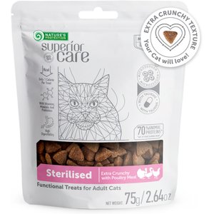 Nature's Protection Superior Care Poultry Crunchy Cat Treats, 2.64-oz bag