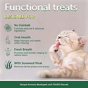 Nature's Protection Superior Care Oral Care Poultry Dental Crunchy Cat Treats, 2.64-oz bag