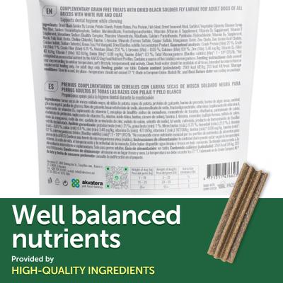 Show full view: Nature's Protection Superior Care Medium Grain-Free Insect Protein Adult Dental Dog Treats, 5.29-oz bag slide 5 of 9