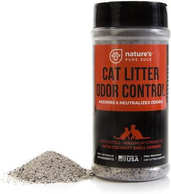 Show full view: Nature's Pure Edge Cat Litter Odor Control Deodorizer, 1-lb bottle slide 2 of 7