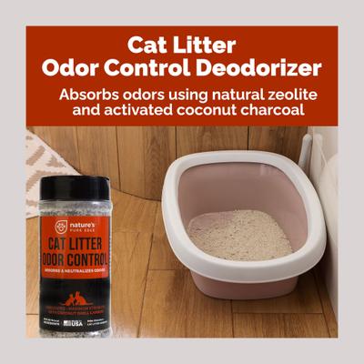 Show full view: Nature's Pure Edge Cat Litter Odor Control Deodorizer, 1-lb bottle slide 3 of 7