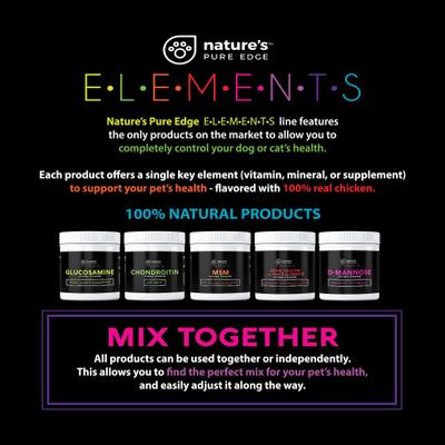 Show full view: Nature's Pure Edge D-Mannose Chicken Flavored Dog & Cat Supplement, 4-oz jar slide 7 of 8