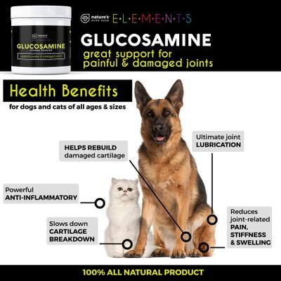 Show full view: Nature's Pure Edge Glucosamine Chicken Flavored Dog & Cat Supplement, 6-oz jar slide 4 of 7