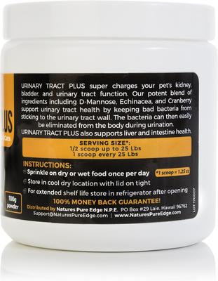 Show full view: Nature's Pure Edge Urinary Tract Plus Dog & Cat Supplement, 3.52-oz jar slide 4 of 6