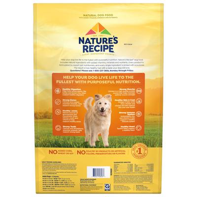 Show full view: Nature's Recipe Adult Chicken, Barley & Brown Rice Recipe Dry Dog Food, 12-lb bag slide 4 of 13