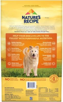 Show full view: Nature's Recipe Adult Chicken, Barley & Brown Rice Recipe Dry Dog Food, 24-lb bag slide 4 of 13