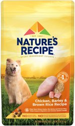 Nature's Recipe Adult Chicken, Barley & Brown Rice Recipe Dry Dog Food, 4-lb bag