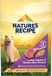 Nature's Recipe Adult Lamb, Barley & Brown Rice Recipe Dry Dog Food, 12-lb bag