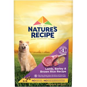 Nature's Recipe Adult Lamb, Barley & Brown Rice Recipe Dry Dog Food, 12-lb bag