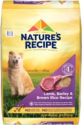 Nature's Recipe Adult Lamb, Barley & Brown Rice Recipe Dry Dog Food, 34-lb bag