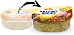 Nature's Recipe Chicken & Turkey in Broth Recipe Grain-Free Wet Dog Food, 2.75-oz tray, case of 12 slide 2 of 9