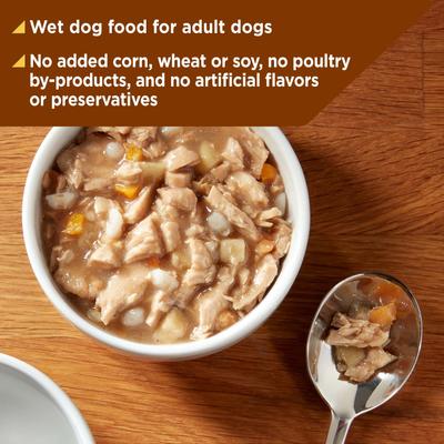 Show full view: Nature's Recipe Chicken & Turkey Recipe in Broth Wet Dog Food, 2.75-oz tray, bundle of 24  slide 5 of 13