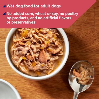 Show full view: Nature's Recipe Chicken & Wild Salmon Recipe in Broth Wet Dog Food, 2.75-oz, case of 12 slide 5 of 13