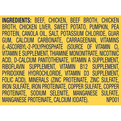 Show full view: Nature's Recipe Grain-Free Beef, Sweet Potato & Pumpkin Recipe Wet Dog Food, 13-oz can, 12 count slide 9 of 12