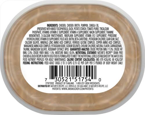 Show full view: Nature's Recipe Grain-Free Chicken & Duck Recipe in Broth Wet Dog Food, 2.75-oz, case of 12 slide 4 of 13