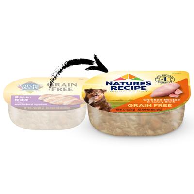 Show full view: Nature's Recipe Grain-Free Chicken Recipe in Broth Wet Dog Food, 2.75-oz, case of 12 slide 3 of 13