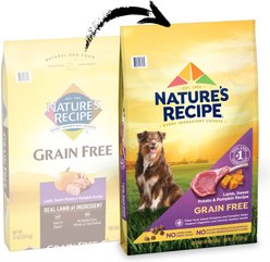 Nature's Recipe Grain-Free Lamb, Sweet Potato & Pumpkin Recipe Dry Dog Food, 24-lb bag slide 2 of 9